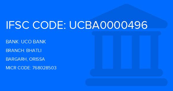 Uco Bank Bhatli Branch IFSC Code