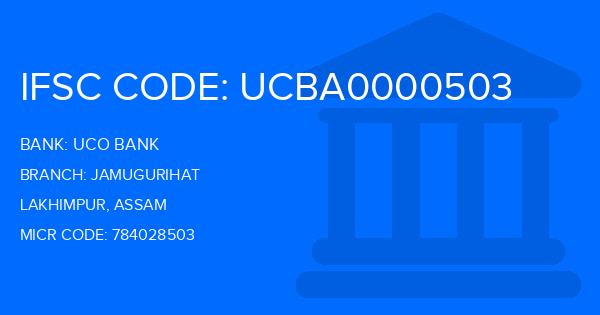 Uco Bank Jamugurihat Branch IFSC Code