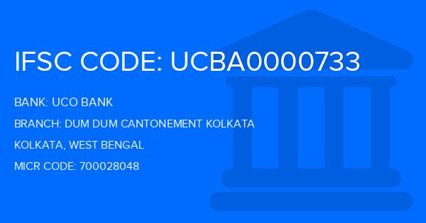 Uco Bank Dum Dum Cantonement Kolkata Branch IFSC Code