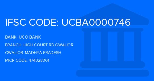 Uco Bank High Court Rd Gwalior Branch IFSC Code