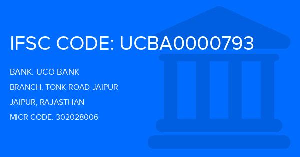 Uco Bank Tonk Road Jaipur Branch IFSC Code