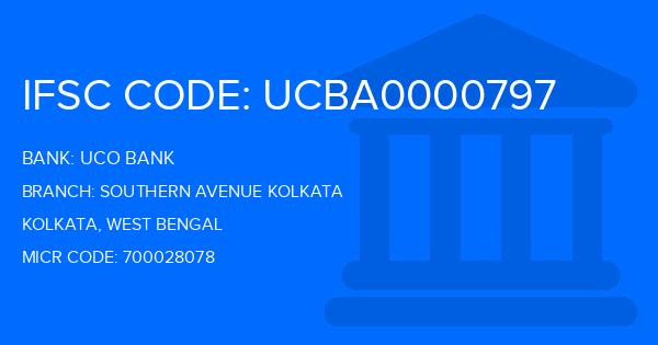 Uco Bank Southern Avenue Kolkata Branch IFSC Code