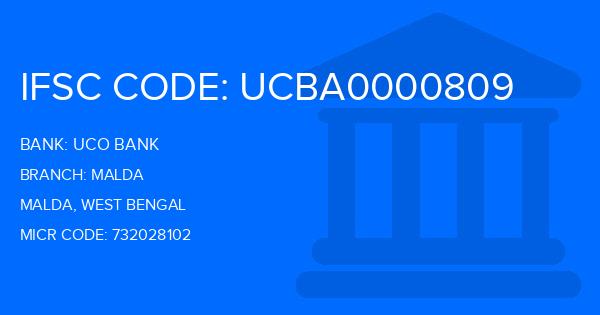 Uco Bank Malda Branch IFSC Code