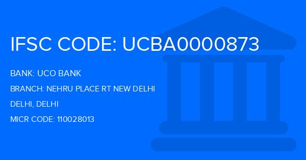 Uco Bank Nehru Place Rt New Delhi Branch IFSC Code