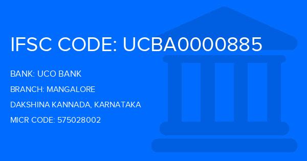 Uco Bank Mangalore Branch IFSC Code