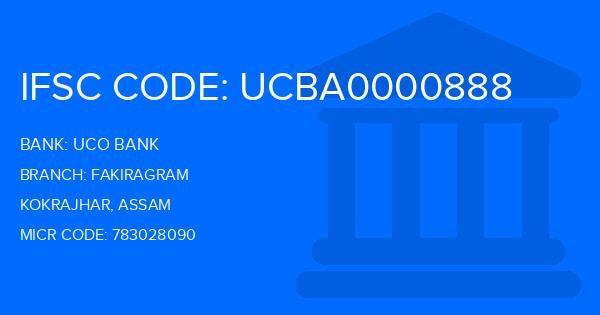 Uco Bank Fakiragram Branch IFSC Code