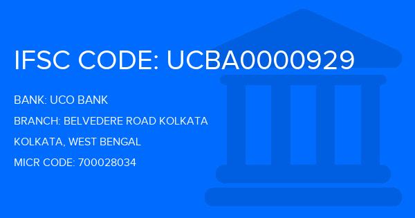 Uco Bank Belvedere Road Kolkata Branch IFSC Code