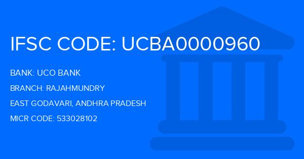 Uco Bank Rajahmundry Branch IFSC Code