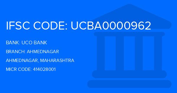 Uco Bank Ahmednagar Branch IFSC Code