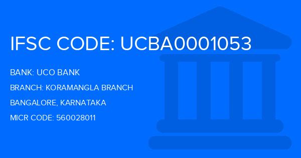 Uco Bank Koramangla Branch