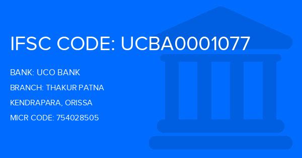 Uco Bank Thakur Patna Branch IFSC Code