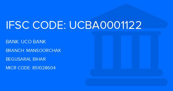 Uco Bank Mansoorchak Branch IFSC Code
