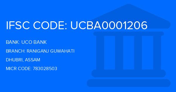 Uco Bank Raniganj Guwahati Branch IFSC Code