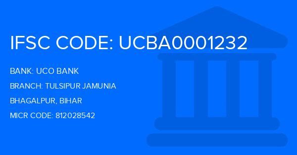 Uco Bank Tulsipur Jamunia Branch IFSC Code