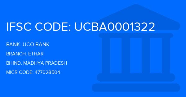 Uco Bank Ethar Branch IFSC Code