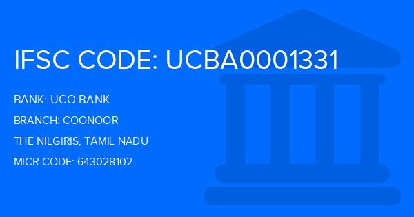 Uco Bank Coonoor Branch IFSC Code