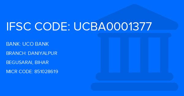 Uco Bank Daniyalpur Branch IFSC Code