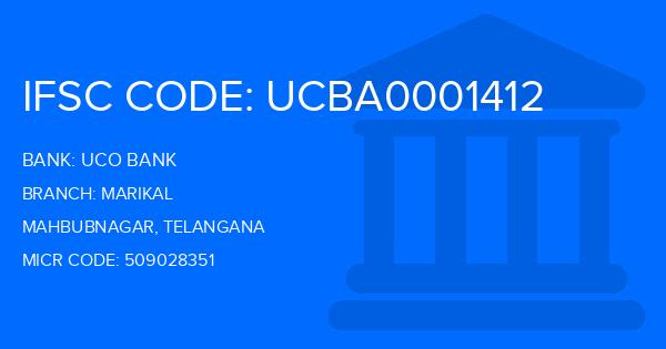 Uco Bank Marikal Branch IFSC Code