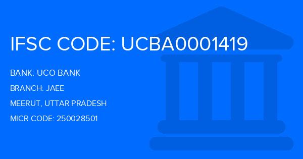 Uco Bank Jaee Branch IFSC Code