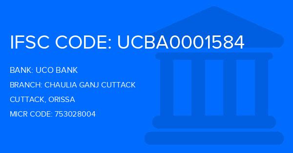 Uco Bank Chaulia Ganj Cuttack Branch IFSC Code