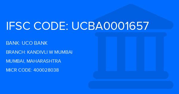 Uco Bank Kandivli W Mumbai Branch IFSC Code