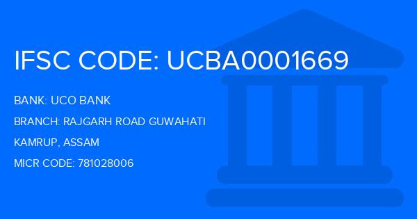 Uco Bank Rajgarh Road Guwahati Branch IFSC Code