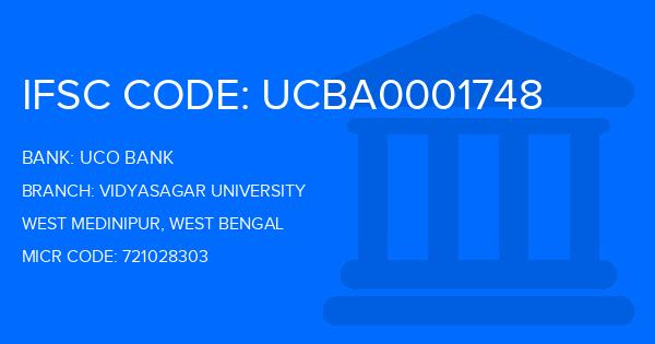 Uco Bank Vidyasagar University Branch IFSC Code