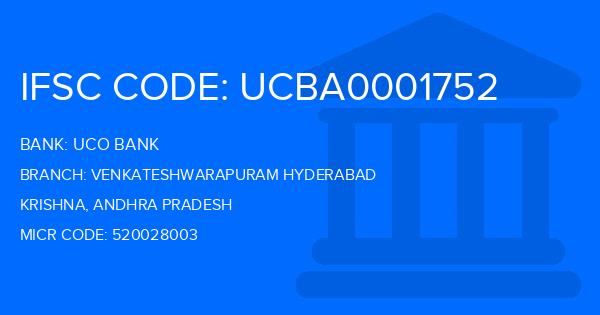 Uco Bank Venkateshwarapuram Hyderabad Branch IFSC Code