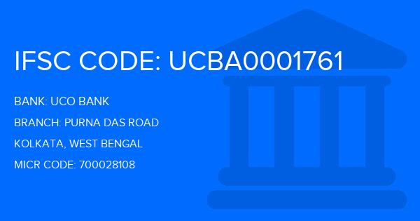 Uco Bank Purna Das Road Branch IFSC Code