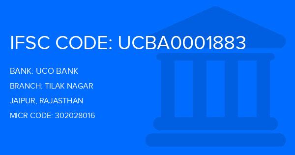 Uco Bank Tilak Nagar Branch IFSC Code