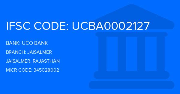Uco Bank Jaisalmer Branch IFSC Code