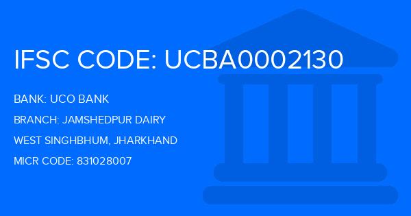 Uco Bank Jamshedpur Dairy Branch IFSC Code