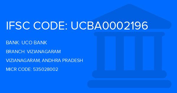 Uco Bank Vizianagaram Branch IFSC Code