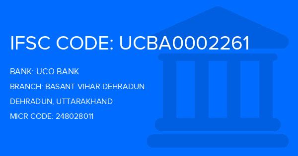 Uco Bank Basant Vihar Dehradun Branch IFSC Code