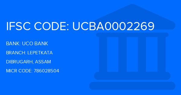 Uco Bank Lepetkata Branch IFSC Code