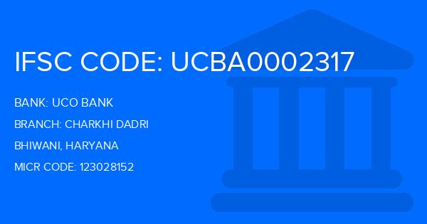 Uco Bank Charkhi Dadri Branch IFSC Code