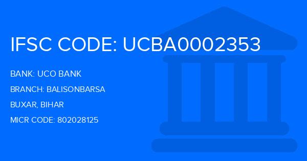 Uco Bank Balisonbarsa Branch IFSC Code