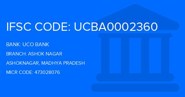Uco Bank Ashok Nagar Branch IFSC Code