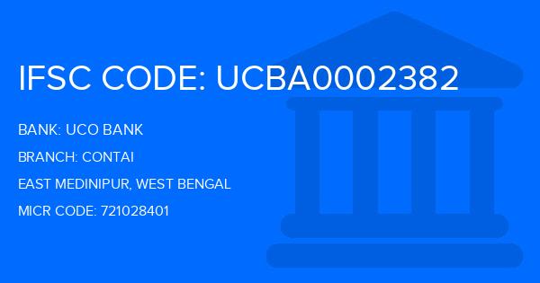 Uco Bank Contai Branch IFSC Code