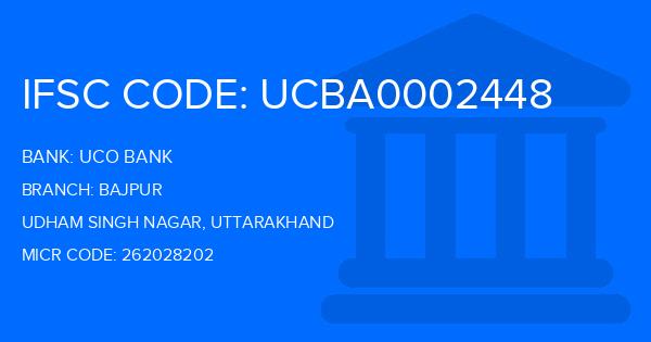 Uco Bank Bajpur Branch IFSC Code
