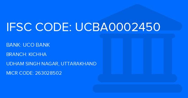 Uco Bank Kichha Branch IFSC Code