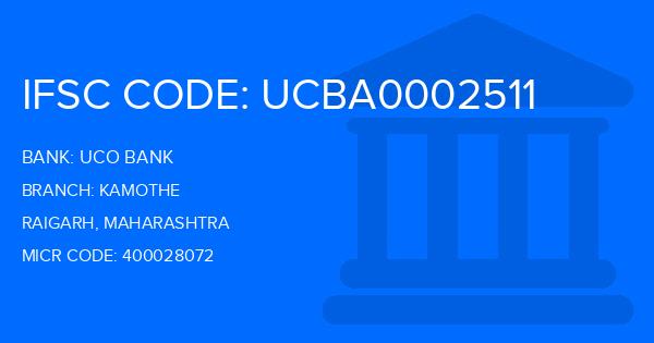 Uco Bank Kamothe Branch IFSC Code