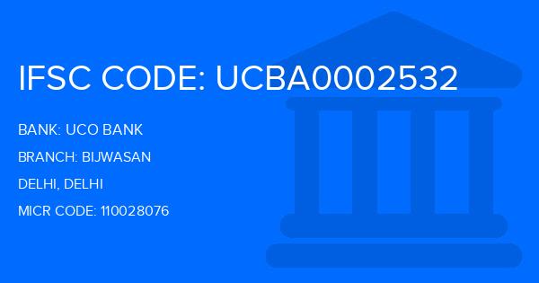 Uco Bank Bijwasan Branch IFSC Code