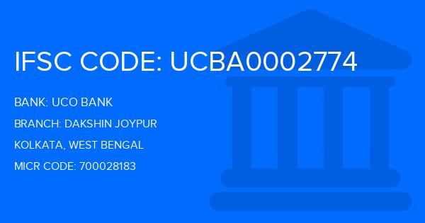 Uco Bank Dakshin Joypur Branch IFSC Code