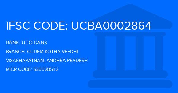 Uco Bank Gudem Kotha Veedhi Branch IFSC Code
