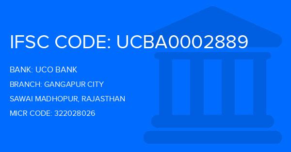 Uco Bank Gangapur City Branch IFSC Code