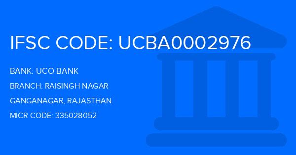 Uco Bank Raisingh Nagar Branch IFSC Code