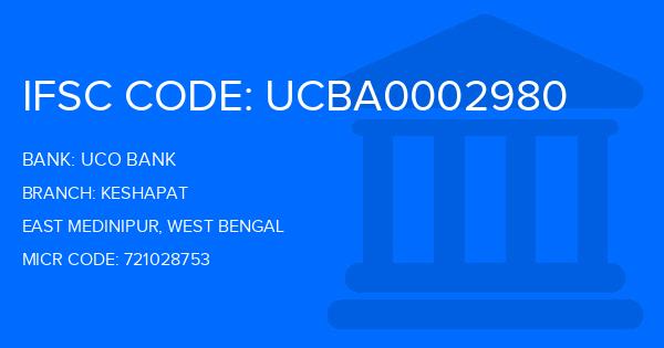 Uco Bank Keshapat Branch IFSC Code