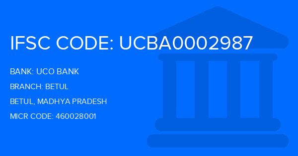 Uco Bank Betul Branch IFSC Code