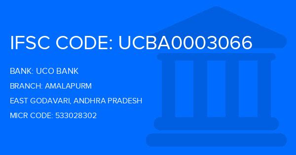 Uco Bank Amalapurm Branch IFSC Code